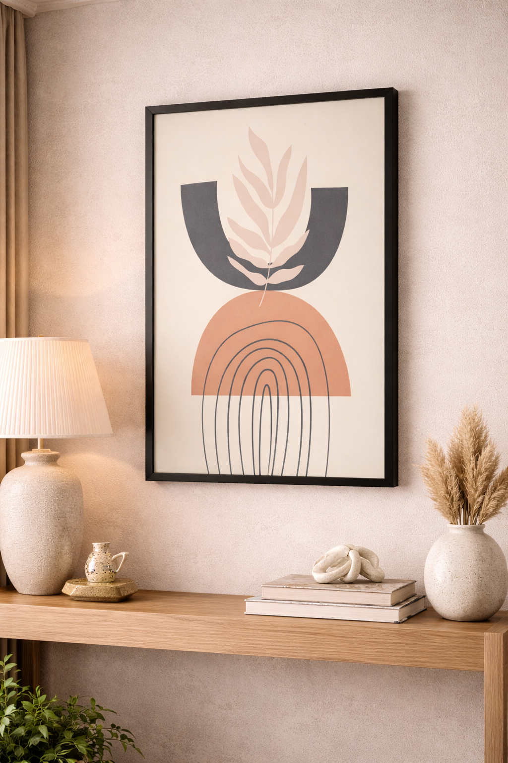 Minimalist Abstract Wall Frame – Modern Portrait Edition - Image 2