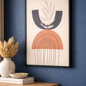 Minimalist Abstract Wall Frame – Modern Portrait Edition