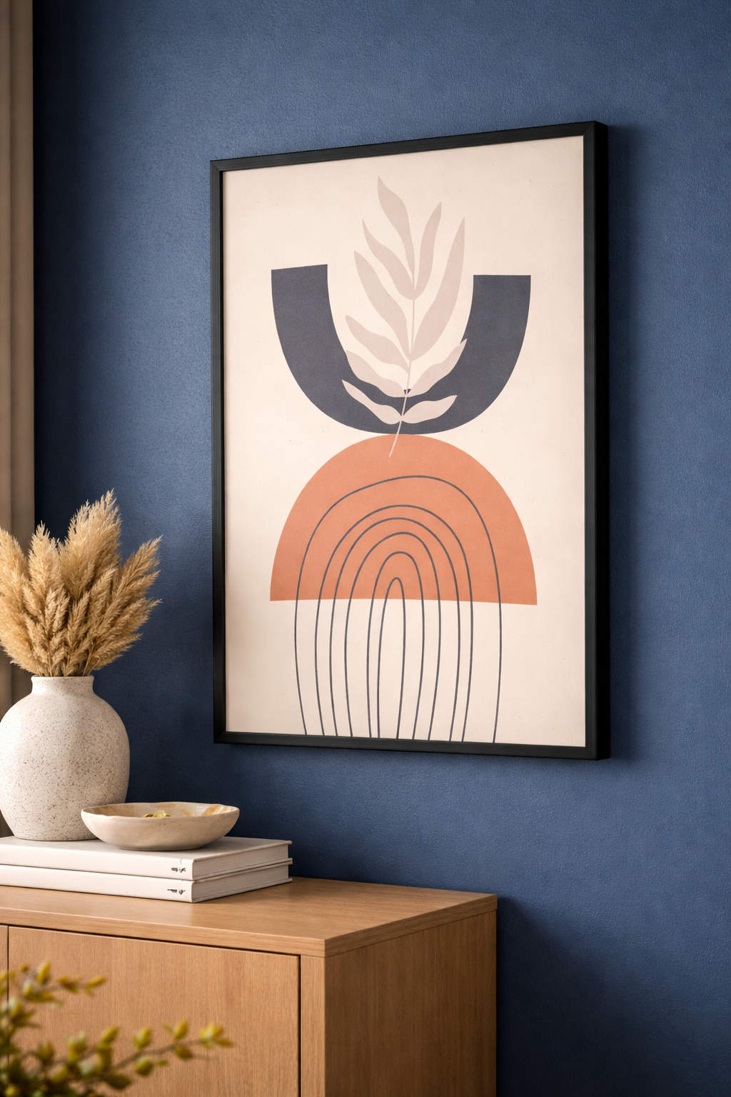 Minimalist Abstract Wall Frame – Modern Portrait Edition