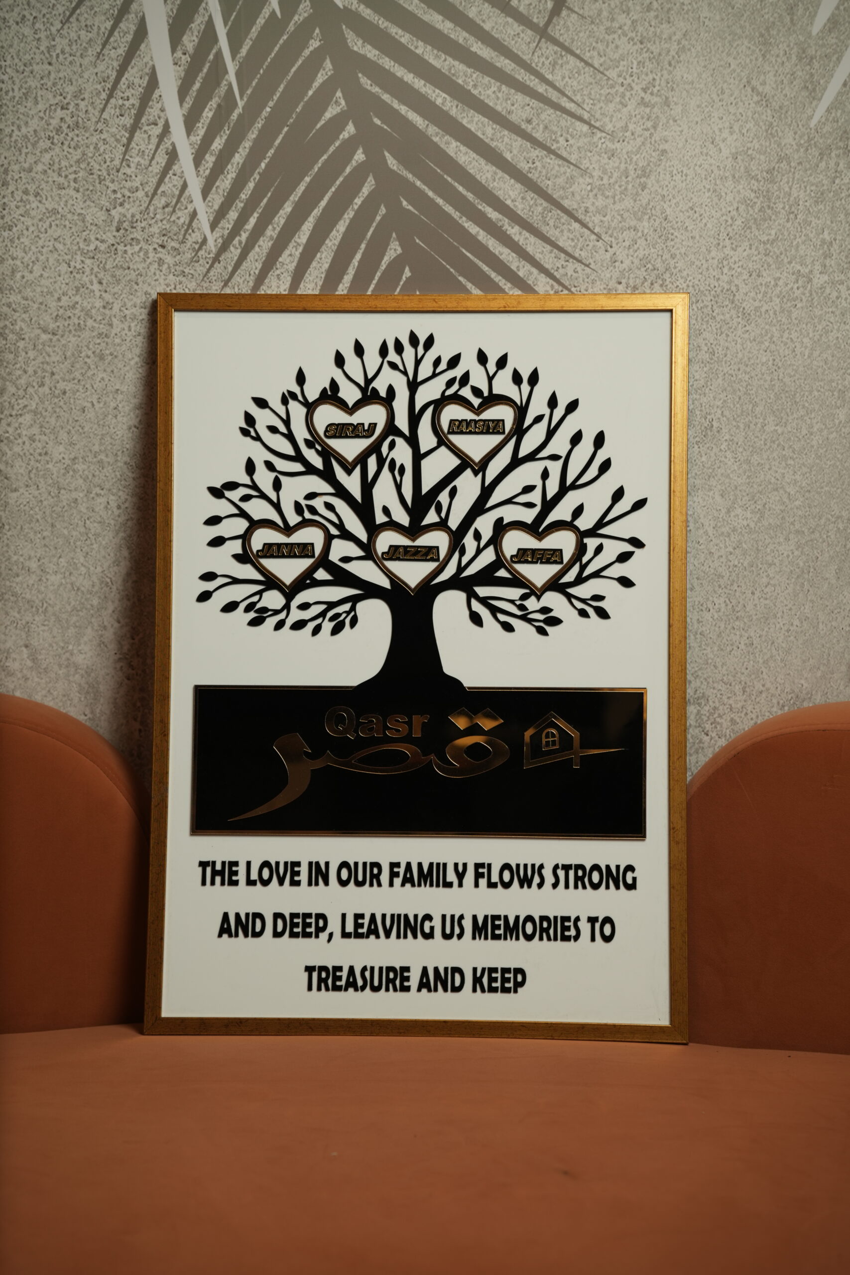 Personalized Family Tree Wall Frame – Minimalist Edition - Image 3