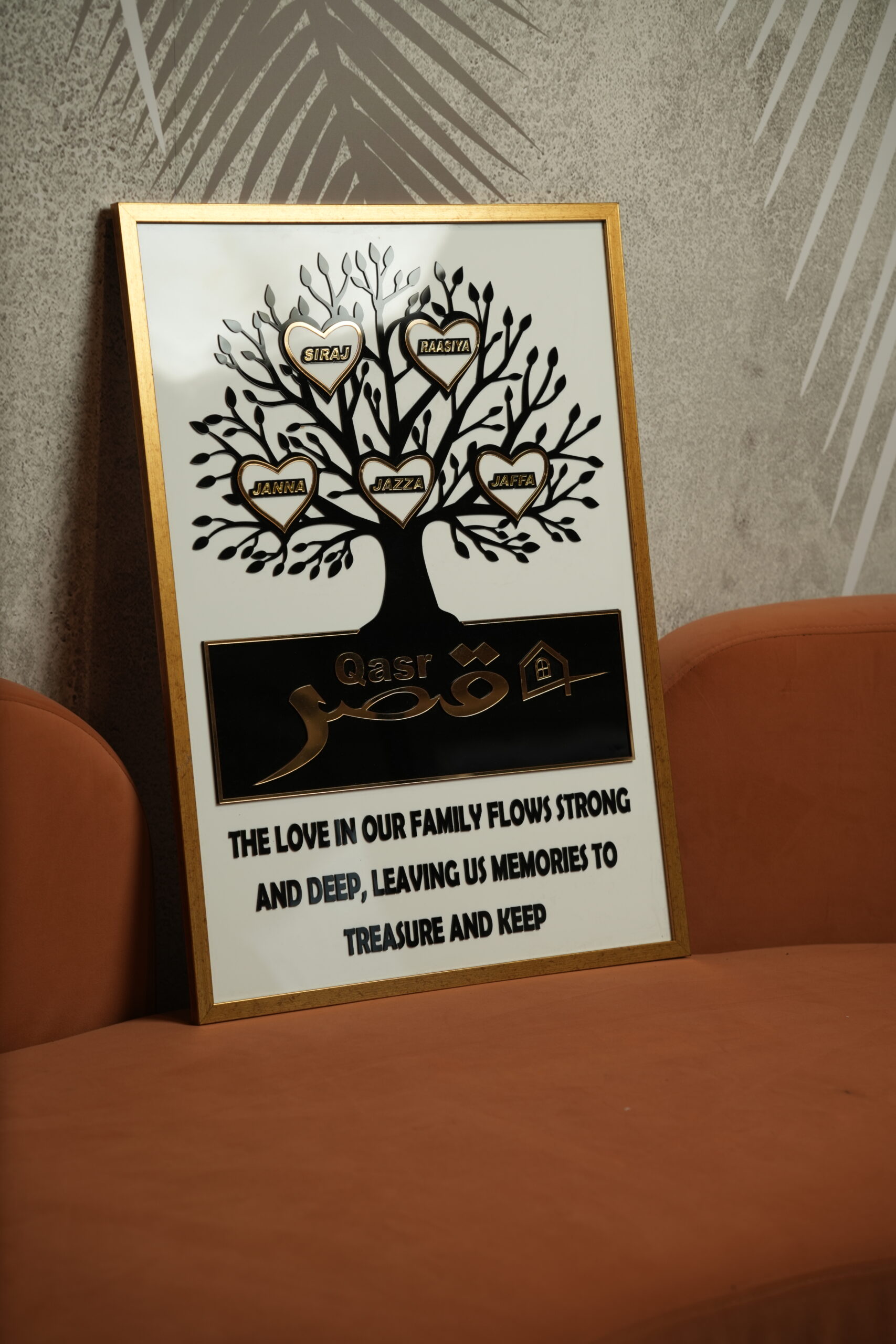 Personalized Family Tree Wall Frame – Minimalist Edition - Image 4