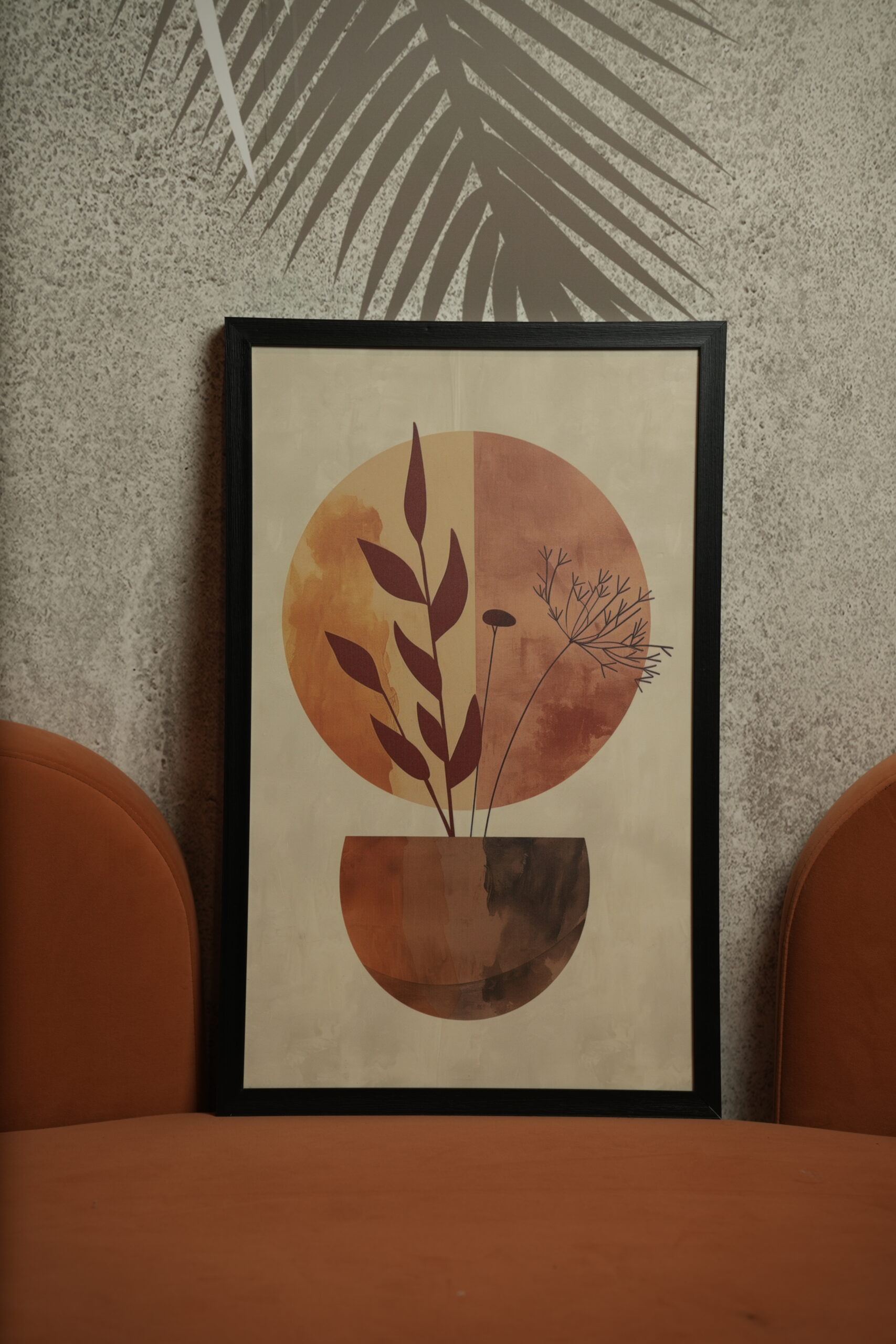 Minimalist Botanical Wall Frame – Warm Earth Tone Edition - Image 4